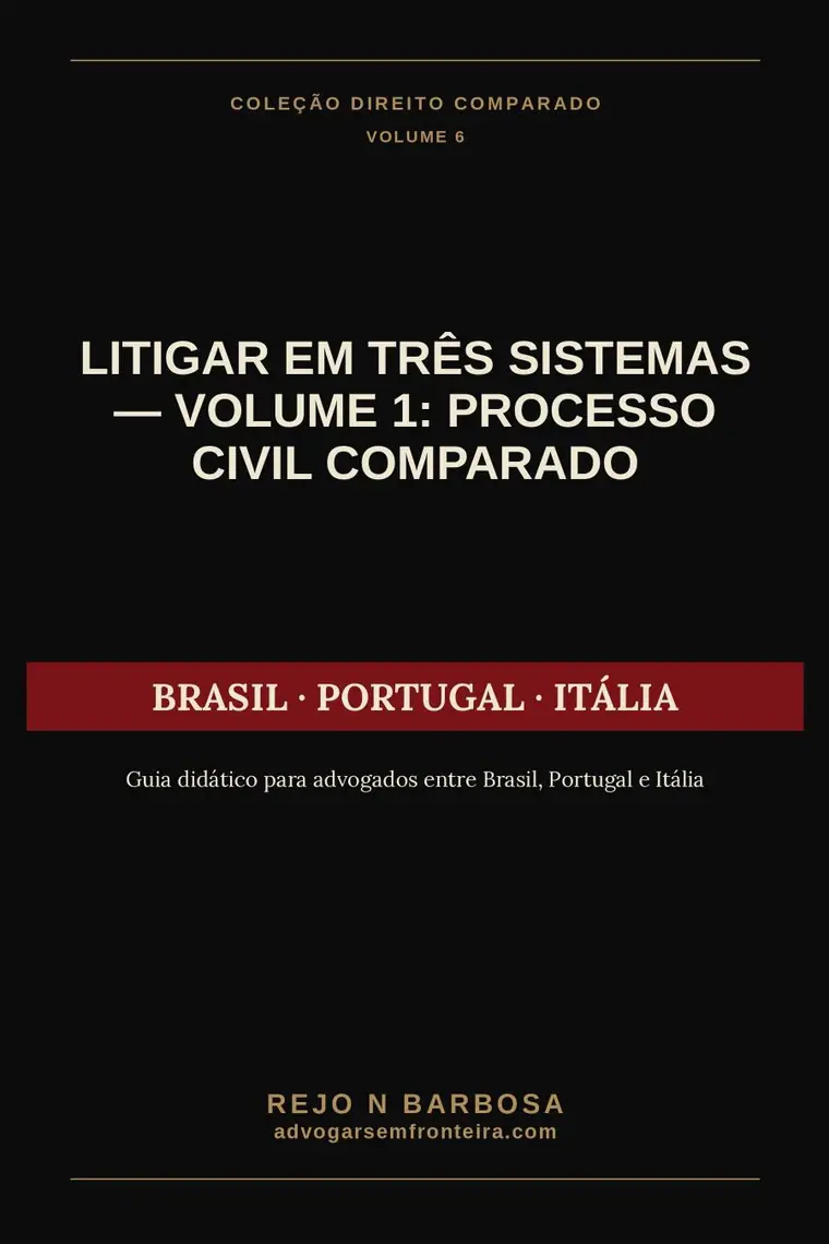 Capa de Litigar em Três Sistemas — Volume 1: Processo Civil Comparado