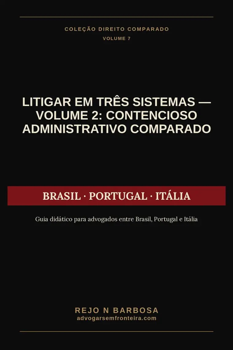Capa de Litigar em Três Sistemas — Volume 2: Contencioso Administrativo Comparado