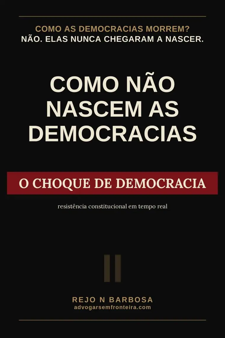 Capa de O Choque de Democracia